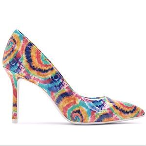 Katy Perry Sissy Pointed Toe Tie Dye Heeled Pump